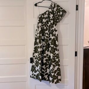 J Crew one shoulder floral dress
